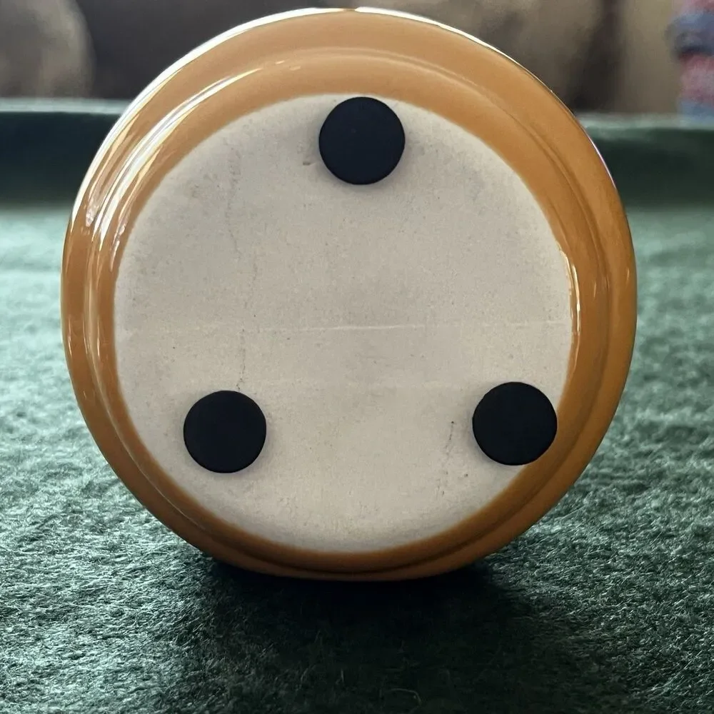 Mini Honey Pot Ceramic Jar & Wood Dipper Joie MSC Beehive with Bee Dipper